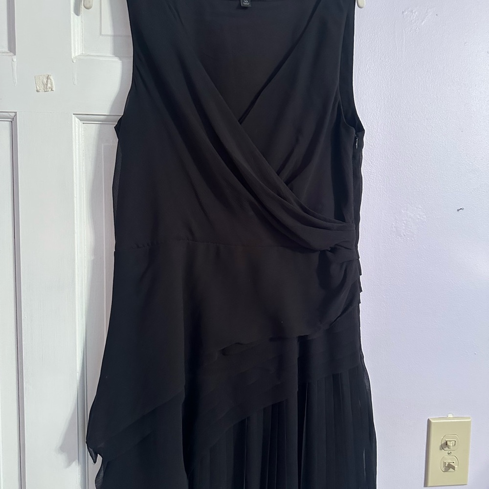 Banana Republic Black Asymmetrical Dress